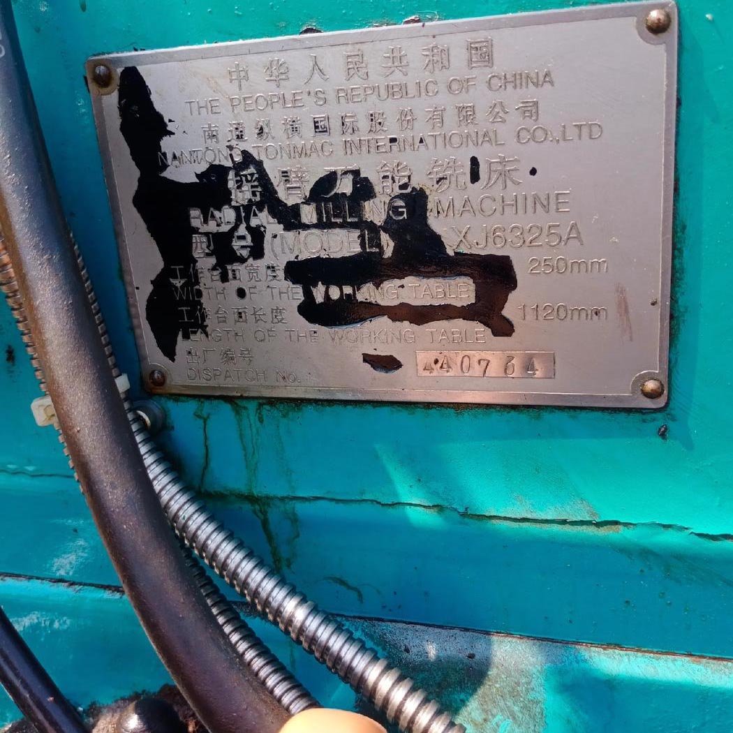Nantong XJ6325A Universal Turret Milling Machine - 图片 6
